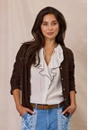 AMBER CARDIGAN - cocoa