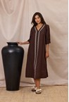SIROCCO DRESS - cocoa