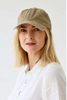 WASHED COTTON CAP - sand