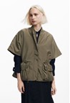 NYLON PONCHO - olive