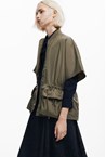 NYLON PONCHO - olive