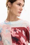 PRINTED KNIT SWEATER - print