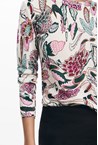 FLORAL SWEATER - white