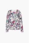 FLORAL SWEATER - white