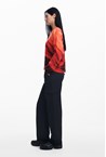 KNITTED SWEATER - orange