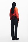KNITTED SWEATER - orange