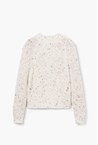 OVERSIZED KNIT SWEATER - ecru