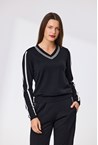 REAGAN MERINO JUMPER - black