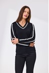 REAGAN MERINO JUMPER - black