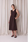 APEX DRESS - cocoa