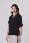 NOELLE TEE - black