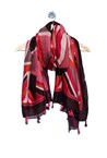 ABSTRACT SCARF - pinks