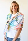 WATER COLOUR SCARF - multi