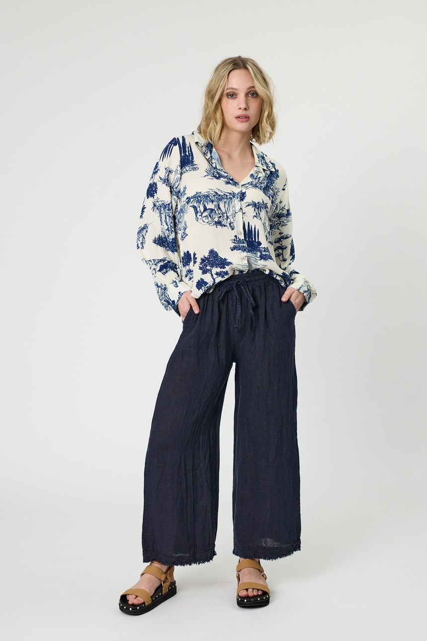 FRINGE PALAZZO PANT