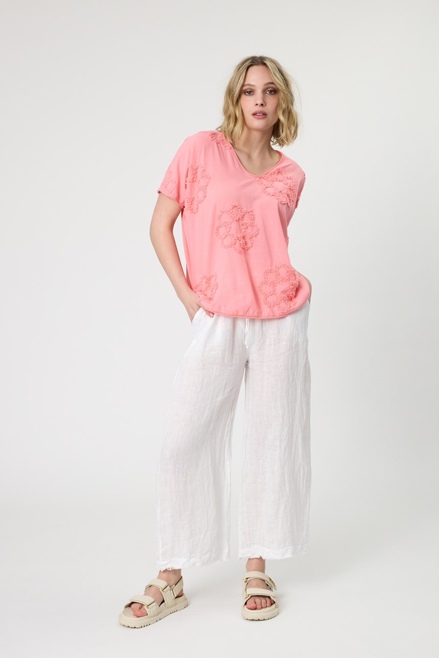 FRINGE PALAZZO PANT