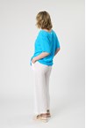 FRINGE PALAZZO PANT - white