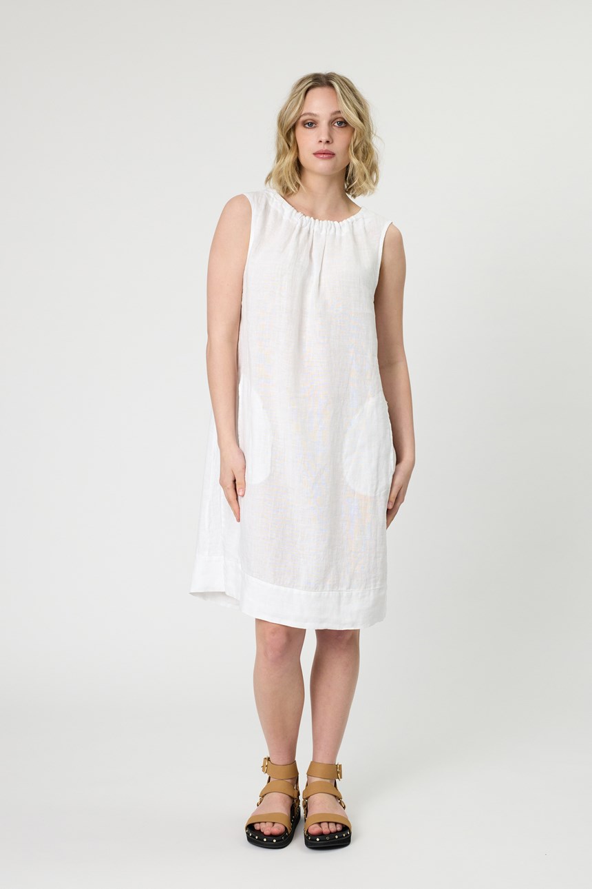 SANDRIA LINEN DRESS