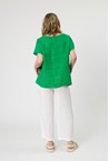 MARTINA EMB TOP - emerald