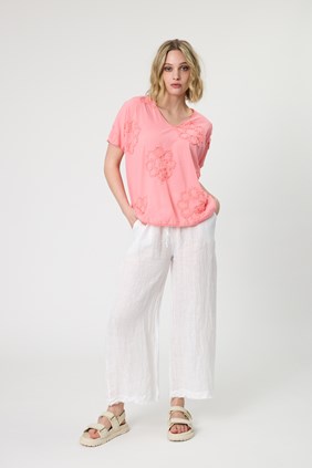 PORTO EMB COTTON TOP
