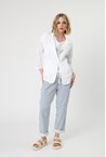 ASTI EMB BLAZER - white