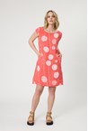 WEEKENDER TEARDROP DRESS - coral