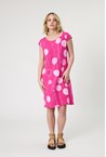 WEEKENDER TEARDROP DRESS - fuschia