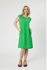 CAPRI WEEKENDER DRESS - emerald