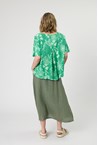 LINEN PRINT SOPHIE TOP - jade