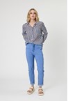 MIGLIA STRIPE SHIRT - navy