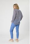 MIGLIA STRIPE SHIRT - navy