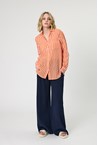 MIGLIA STRIPE SHIRT - orange