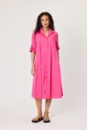 RHONDA SHIRT DRESS - fuschia