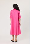 RHONDA SHIRT DRESS - fuschia