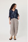 FRENCH ZIG ZAG PANT - taupe