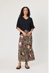 VENICE VISC SKIRT - animal