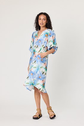 VISCOSE FLOWER DRESS