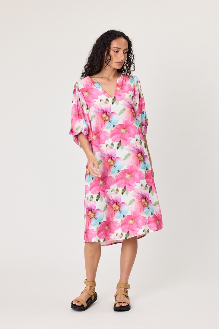 VISCOSE FLOWER DRESS