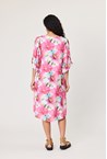 VISCOSE FLOWER DRESS - rose