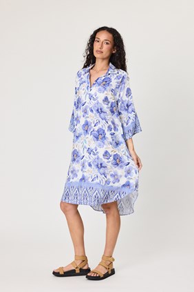 VISCOSE BORDER DRESS