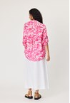 COTTON SPLASH SHIRT - fuschia