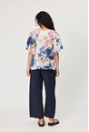 LINEN PISA PANT - navy