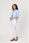 LINEN PISA PANT - white