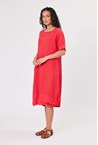 STELLANA DRESS - berry