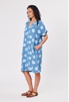 SPOT DRESS - blue