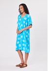 SPOT DRESS - turq
