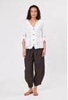 LINEN JACKET - white