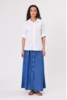 VISC SKIRT - denim
