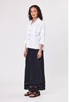 COTTON JACKET - white