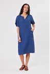POCKET DRESS - marine