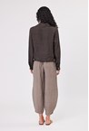 LINEN JACKET - choc